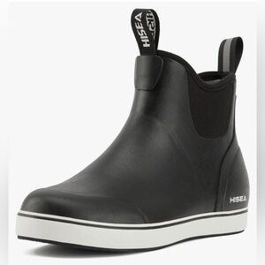 NIB! HISEA Women’s ankle fishing/rainboots. Size 8. Black.